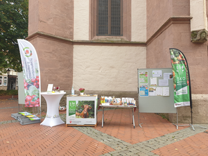 Bild vergr&ouml;&szlig;ern: Infostand am Gänselieselfest
