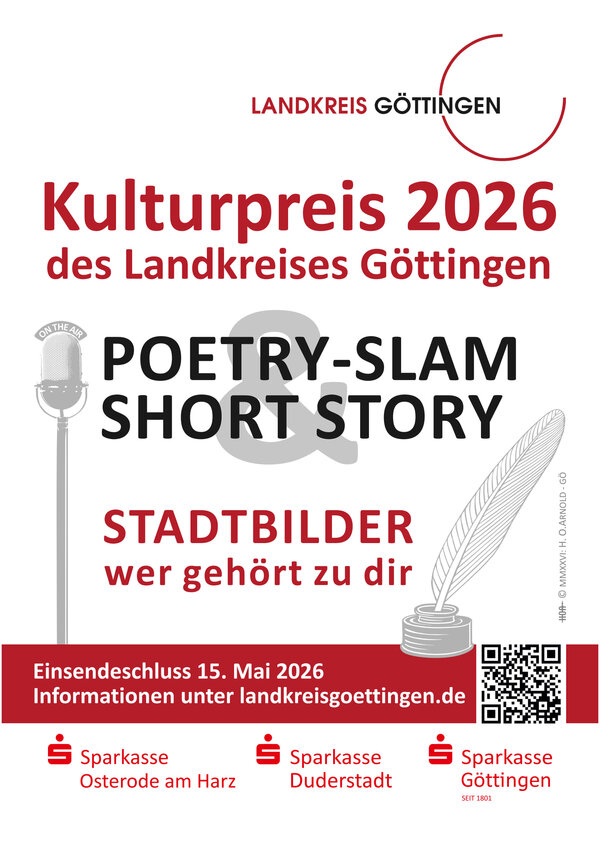 Bild vergr&ouml;&szlig;ern: Plakat Kulturpreis 2026