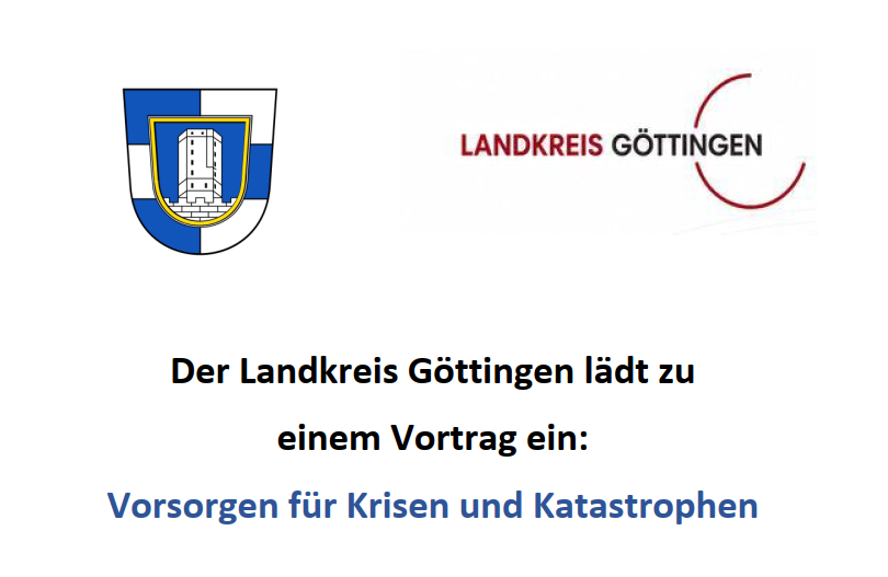 Vorsorge für Krisen und Katastrophen